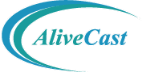 株式会社AliveCast（アライブキャスト）ロゴ