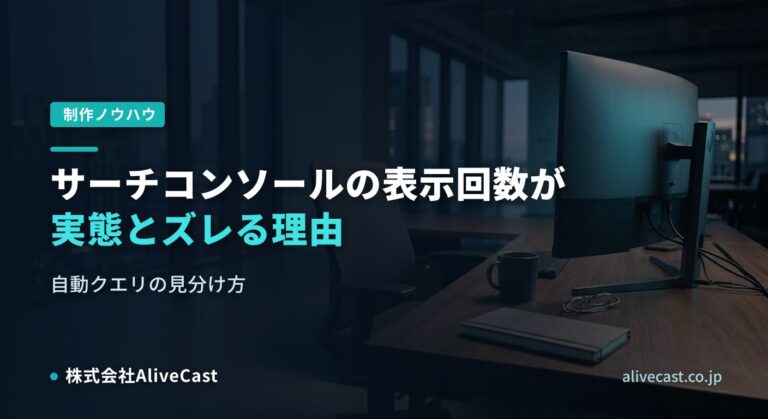 サーチコンソールの表示回数の罠｜自動クエリの見分け方